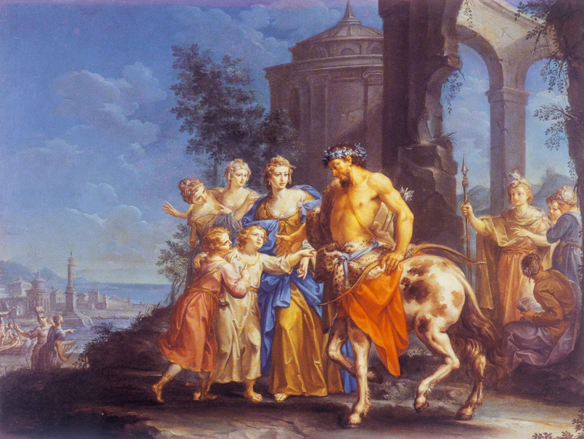 Giuseppe Marchesi - Achille viene affidato a Chirone, Milano